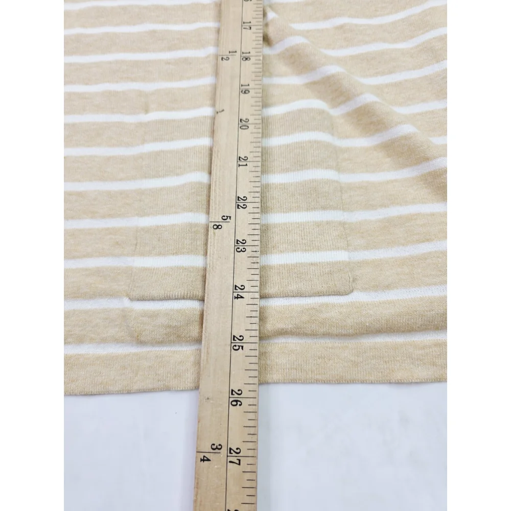 Lilly Pulitzer Women’s Elba Coolmax Sweater Coastal Shell Striped Beige Boho Med